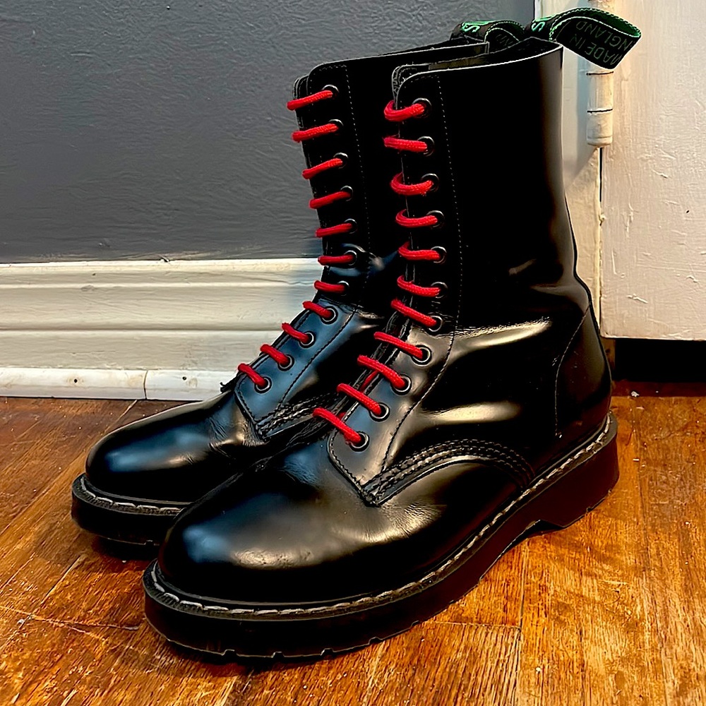 11i Solovair Boots! Made in England! Punk!